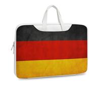 JZemdybill Leather Laptop Case, Germany Flag Laptop Sleeves
