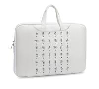 JZemdybill Leather Laptop Case, Sign Language Alphabet Laptop Sleeves