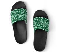 JZemdybill Non-Slip Slippers, Arabesque Background Sliders for Men And Women, Shower Slides