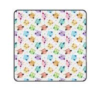 JZemdybill Picnic Mat with Zipper,Cute Owl Funny Owl Pattern Picnic Blanket,Outdoor Rugs,200cm X 200cm