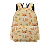 JZemdybill Rucksack, Autumn Cute Fox Backpack, Casual Daypack for Outdoors,Sport,Travel