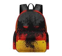 JZemdybill Rucksack, Germany Flag Eagle Backpack, Casual Daypack for Outdoors,Sport,Travel
