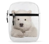 JZemdybill Shoulder Bag, Polar Bear Crossbody Bag, Multi Purpose Small Satchel for Work Business Travel