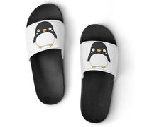 JZemdybill Shower Slippers, Cute Penguin Sliders for Men And Women, Non-Slip Slides