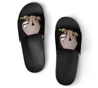 JZemdybill Shower Slippers, Cute Sloth Sliders for Men And Women, Non-Slip Slides