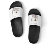 JZemdybill Shower Slippers, Hamster Sliders for Men And Women, Non-Slip Slides