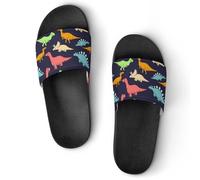 JZemdybill Shower Slippers, Monster Dinosaur Sliders for Men And Women, Non-Slip Slides
