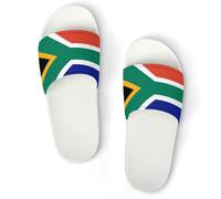 JZemdybill Shower Slippers, South Africa Flag Sliders for Men And Women, Non-Slip Slides