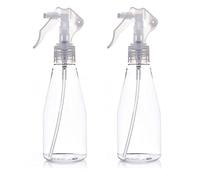 JZF 2pcs 200ml Fine Empty Mist Spray Bottle, Portable Manually Garden Plants Hand Trigger Water Sprayers Plastic Spray Bottle for Cleaning, Gardening and Feeding
