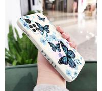 JZFDCLF Butterfly Phone Case For Xiaomi For Redmi Note 14 13 12 12S 11 11S 11E 10 10T 10S 9T 9 Pro Plus 10C 10A 10 9 9A 9C 9T 4G 5G,white 1,For Note 13 ProPlus