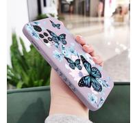 JZFDCLF Butterfly Phone Case For Xiaomi For Redmi Note 14 13 12 12S 11 11S 11E 10 10T 10S 9T 9 Pro Plus 10C 10A 10 9 9A 9C 9T 4G 5G,Light Purple 1,For Note 12 ProPlus