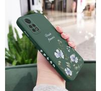 JZFDCLF Leafy Phone Case For Xiaomi For Redmi Note 14 13 12 12S 11 11S 11E 10 10T 10S 9T Pro Plus For Redmi 10 10A 10C 9 9T 4G 5G Cover,Dark Green 1,For Note 11E
