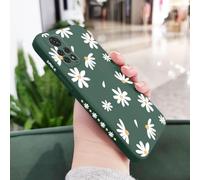JZFDCLF Plain Daisies Phone Case For Xiaomi For Redmi Note 14 13 12 12S 11 11S 10 10A 10T 10S 9T 9 8 7 Pro Plus 10C 4G 5G Cover,Dark Green,For note 14proplus