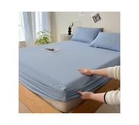JZFOACHR 100% coton, 1 drap-housse uniquement pour lit double, XL, Queen, King size, avec poche profonde de 27,9 cm, colorants résistants et résistant au rétrécissement (couleur : K, taille : King)