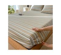 JZFOACHR 100% coton, 1 drap-housse uniquement pour lit double, XL, Queen, King size, avec poche profonde de 27,9 cm, colorants résistants et résistant au rétrécissement (couleur : K, taille : King)