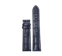 JZFOACHR 14mm 19mm 20mm 21mm Genuine Leather Butterfly Buckle Original Watch Band，For Famous Craftsman Moon Phase Comcast Gorgeous Series Replacement Watch strap