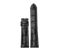 JZFOACHR 14mm 19mm 20mm 21mm Genuine Leather Butterfly Buckle Original Watch Band，For Famous Craftsman Moon Phase Comcast Gorgeous Series Replacement Watch strap
