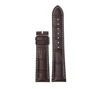 JZFOACHR 14mm 19mm 20mm 21mm Genuine Leather Butterfly Buckle Original Watch Band，For Famous Craftsman Moon Phase Comcast Gorgeous Series Replacement Watch strap