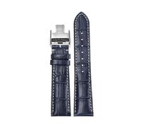 JZFOACHR 14mm 19mm 20mm 21mm Genuine Leather Butterfly Buckle Original Watch Band，For Famous Craftsman Moon Phase Comcast Gorgeous Series Replacement Watch strap