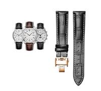 JZFOACHR 18 19 20 21 22mm Genuine Calfskin Watchband For Master L2 L3 L4 L2.628 L2.673 Cowhide Leather Watch Strap Bracelet