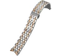 JZFOACHR 19mm Watchband Curved End Watch Strap,For 1853 Series Integrated Comfortable Anti-Rust Safety T038 T038430a T038207a Watchbands
