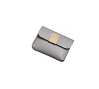 JZFOACHR 1pcs Ultra-Thin Card Case The Mini Card Case is Made of Leather Large Capacity Card Slot Small Card Bag a Multi-Card Woman Credit Card Wallets for Women. (Gray), One Color, Light Brown