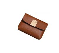JZFOACHR 1pcs Ultra-Thin Card Case The Mini Card Case is Made of Leather Large Capacity Card Slot Small Card Bag a Multi-Card Woman Credit Card Wallets for Women. (Gray), One Color, Light Brown