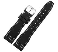 JZFOACHR 22mm The Top Leather Watch Band For IWC IW326201 / IW377701 Big Pilot Series Genuine Leather Watch Strap