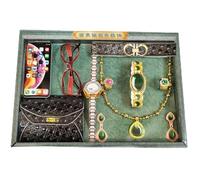 JZFOACHR Ancestor Money Ritual Supplies Paper Tie,Sacrifice Supplies Ladies Jewellery Set Chinese Funeral Supplies, Qingming Festival Funeral and Hunger Festival, The Funeral of The Tomb-Sweeping Day
