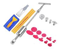 JZFOACHR Auto Body Dent Puller Dent Tools paintless Dent Repair Dent Puller Kit Dent removal Slide Hammer glue sticks Reverse Hammer Glue Tabs Car Hail Damage car dent puller