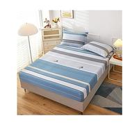 JZFOACHR California King Drap-housse Queen Size uniquement, ultra doux, avec poche profonde, drap de lit simple en coton, couvre-lit confortable et lavable, 1 pièce (couleur : F, taille : King)
