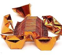 JZFOACHR Chinese Joss Paper Heaven, 3000Pcs Chinese Joss Paper Money Fold Gold Ingot Burner Tomb Sweep Votive Ingots Sacrifice Ancestor Worship Supplies