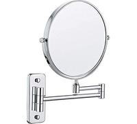 JZFOACHR Cleaning Bright Lens Enlarge X10, 360 ° Rotation, 8 inches Amplified Shaving Mirror, Double-Sided Expandable Bathroom Mirror