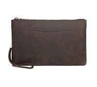 JZFOACHR Clutch Bag Men's Large Capacity Business Handbag Retro Wallet Casual Clutch Men's Bag,A-15 * 25cm