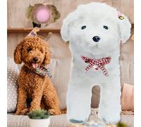 JZFOACHR Dog Sleep Mating Toy, Comfort Interactive Toys for Dogs, Pet Estrus Anxiety Relief Vent Toy, for Small Medium Dogs Pets, Funny Pet Toy,Brown,18cm