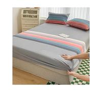 JZFOACHR Drap-housse 100% jersey de coton pour lit king size avec poche extra profonde, sans plis, ultra doux, double XL, drap de lit (couleur : B, taille : Queen)