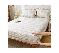 JZFOACHR Drap-housse King Size uniquement 100% coton, colorants inaltérables et résistant au rétrécissement, literie à poche profonde pour la maison et l'hôtel (couleur : I, taille : Twin-XL)