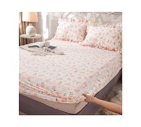 JZFOACHR Drap-housse King Size uniquement 100% coton, colorants inaltérables et résistant au rétrécissement, literie à poche profonde pour la maison et l'hôtel (couleur : I, taille : Twin-XL)