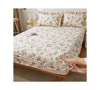 JZFOACHR Drap-housse King Size uniquement 100% coton, colorants inaltérables et résistant au rétrécissement, literie à poche profonde pour la maison et l'hôtel (couleur : I, taille : Twin-XL)