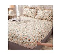 JZFOACHR Drap-housse King Size uniquement 100% coton, colorants inaltérables et résistant au rétrécissement, literie à poche profonde pour la maison et l'hôtel (couleur : I, taille : Twin-XL)