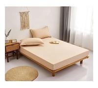 JZFOACHR Drap-housse pour petit lit double, 100% coton, extra-housse, poches profondes de 25 cm, 30 cm, doux et respirant, pour adultes, 1 pièce (vert, California King)