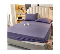 JZFOACHR Drap-housse Queen Size 100% coton avec protections ajustées pour un meilleur sommeil, sans plis, respirant, couvre-lit California King (couleur : B, taille : Queen)