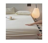 JZFOACHR Drap-housse Queen Size simple 100% coton de qualité hôtelière, drap de dessus avec poche profonde, doux et respirant, 1 drap de dessous uniquement (couleur : J, taille : Queen)