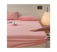 JZFOACHR Drap-housse Queen Size simple 100% coton de qualité hôtelière, drap de dessus avec poche profonde, doux et respirant, 1 drap de dessous uniquement (couleur : J, taille : Queen)