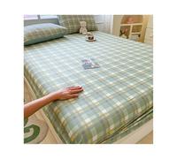 JZFOACHR Draps-housses 100% coton avec poche profonde de 27 cm, élastiques tout autour, pour lit simple, double, king size, queen, ultra doux, 1 pièce (couleur : H, taille : Twin-XL)