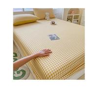 JZFOACHR Draps-housses 100% coton avec poche profonde de 27 cm, élastiques tout autour, pour lit simple, double, king size, queen, ultra doux, 1 pièce (couleur : H, taille : Twin-XL)
