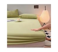 JZFOACHR Fitted Sheet Queen Size Single 100% Cotton Bedspreads Hotel Quality Top Sheet Deep Pocket Soft Breathable Bedsheet 1 Bottom Sheets Only (Color : J, Size : Queen)