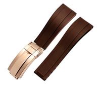 JZFOACHR Flat End 20mm 21mm Rubber Silicone Watch Bands For any brand Watch stainless steel Folding buckle Strap Brand Watchband Sports