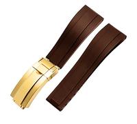 JZFOACHR Flat End 20mm 21mm Rubber Silicone Watch Bands For any brand Watch stainless steel Folding buckle Strap Brand Watchband Sports