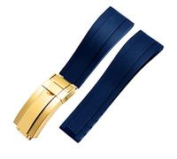 JZFOACHR Flat End 20mm 21mm Rubber Silicone Watch Bands For any brand Watch stainless steel Folding buckle Strap Brand Watchband Sports